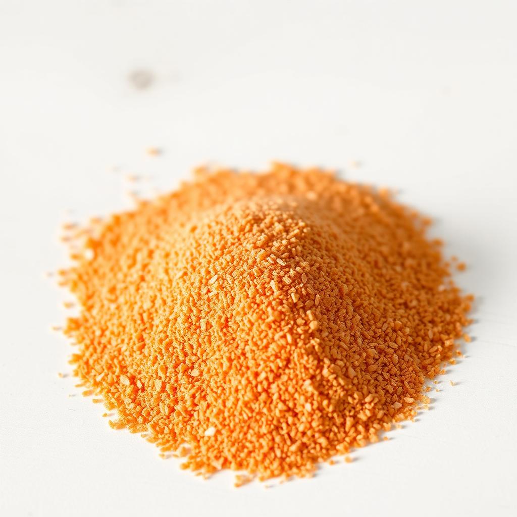 Amostra de areia laranja lavada da Original Pedras